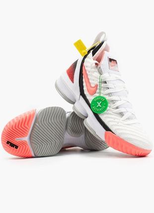 Nike lebron 16 "white pinck" 🆕 шикарні кросівки найк🆕 купити накладений платіж6 фото