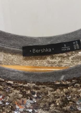 Шикарное вечернее платье в паетках bershka5 фото