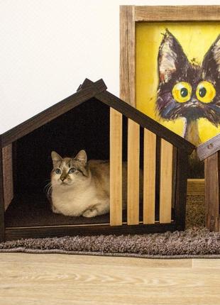 Будиночок для собаки будиночок для кішки матрацик лежак для чихуахуа гамак будка1 фото