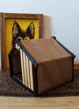 Будиночок для собаки будиночок для кішки матрацик лежак для чихуахуа гамак будка2 фото