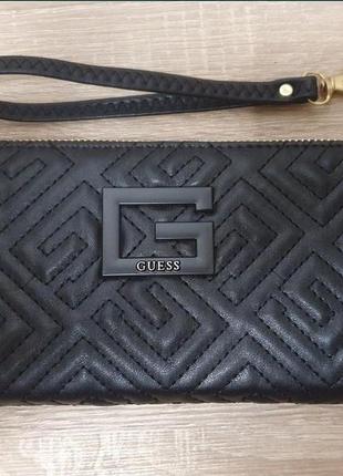 Чорний гаманець guess