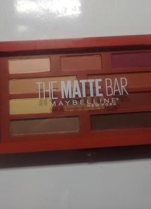 The matte bar maybelline new york тіні