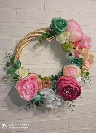 Венок на двери или стену