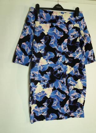Сукня в гарну квіточку з відкритими плечима від бренду george eu463 фото