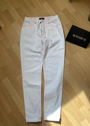 Белые джинсы штаны missguided1 фото