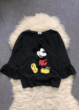 Кофта свитшот реглан микки макс дисней disney mickey mouse принт