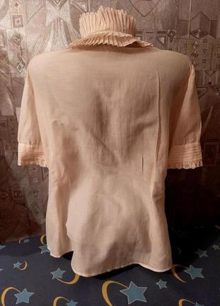 Мпегавоздушная блуза,шведка,сорочка tuzzi,бавовна, шовк.4 фото