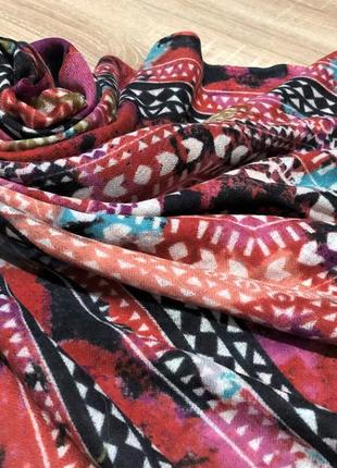 Шикарный красивый яркий шарф палантин из шерсти и шелка от passigatti4 фото
