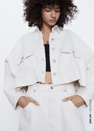 Джинсовий піджак zara