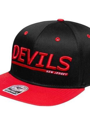 New jersey devils nhl cap 47 brand snapback кепка new era mitchel & ness снепбэк