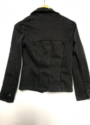 Черная джынсовая курточка2 фото