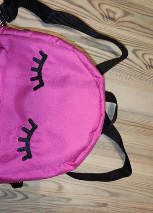 Ультрамодный розовый рюкзак-сумка мейбилин ню йорк4 фото