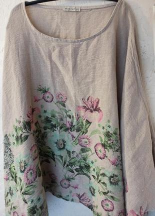 Шикарная блуза-пончо итальянского бренда miss sugar.7 фото