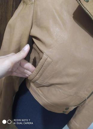 Кожаная куртка,косуха,пиджак h&m3 фото
