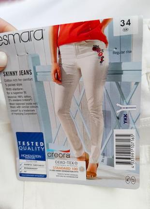 Белые джинсы скинни esmara
плотные,  стрейч-коттон3 фото