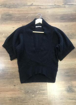 Красива чорна накидка,кофта,ангора,вовна