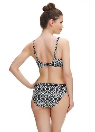 Купальник на большую грудь fantasie beqa 6346 black & cream 22 фото