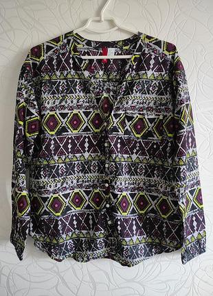 Тоненькая натуральная рубашка оверсайз