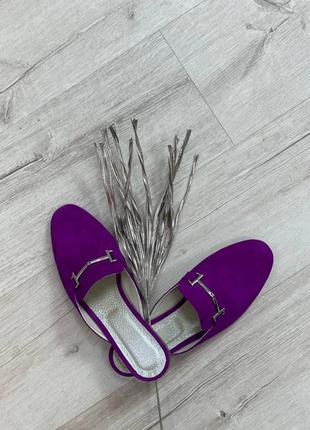 Мюли замшеві шльопанці мюлі замшеві