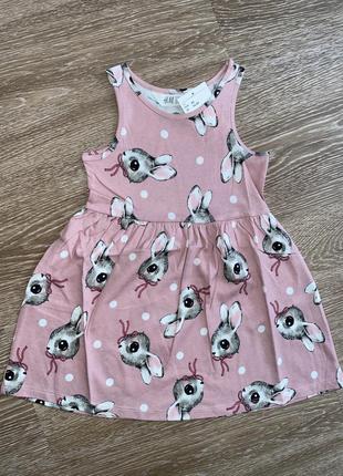 Сарафанчик с зайчиками h&m 4