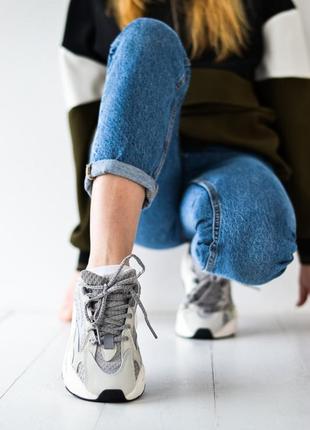 Adidas yeezy boost 700 "static" жіночі чоловічі круті кросівки демісезон женские мужские кроссовки изи6 фото