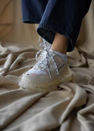 Кроссовки balenciaga triple s clear sole женские наложенный платеж (36-41)5 фото