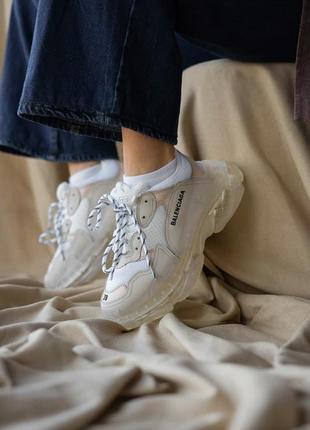 Кроссовки balenciaga triple s clear sole женские наложенный платеж (36-41)