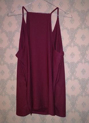Женская бордовая праздничная блуза от new look3 фото