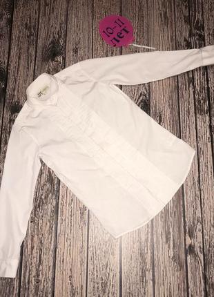 Нарядная фирменная рубашка для девочеки 10-11 лет, 140-146 см