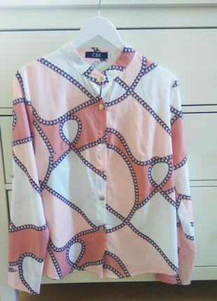Блуза рубашка принт ценпи