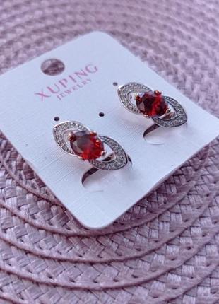 Серьги из медицинского сплава, xuping