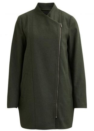 Розпродаж! жіноче демі пальто кокон шерсть данської бренду object оригінал2 фото