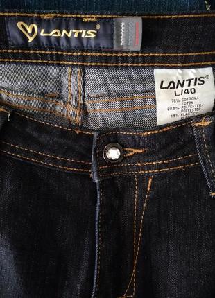 Р 12 / 46-48 стильные базовые темно синие джинсы штаны брюки скинни узкие lantis6 фото