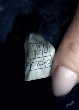 Угги замшевые синие на девочку размер 29 6