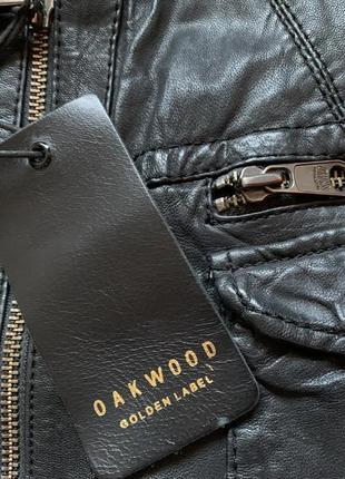 Мужская кожаная куртка oakwood5 фото