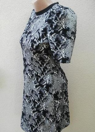 Платье с замочком по спинке,из трикотажной,фактурной ткани,хлопок+ полиэстер, next2 фото