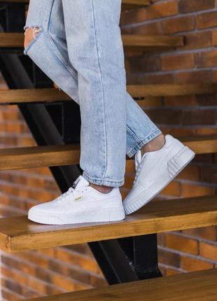 Женские кроссовки puma cali white