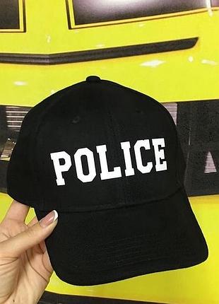Кепка черная police