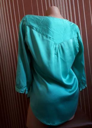 Шелковая туника ,рубашка ,блузка2 фото