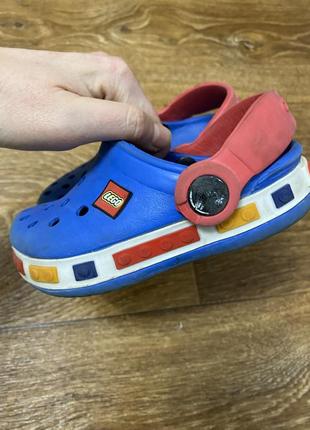 Сандали босоножки кроксы crocs 6c7, 23-24 лего lego4 фото