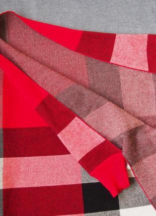 Величезний шарф палантин кардиган болеро кейп накидка італія клітка burberry7 фото