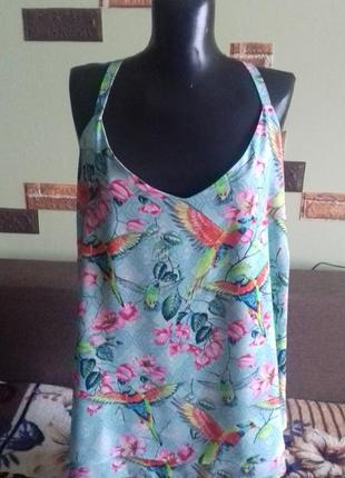 Блуза батал-майка на лето