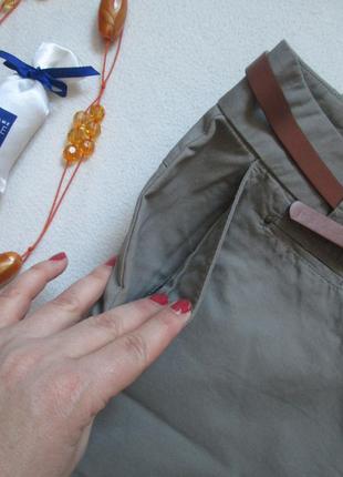 Шикарные летние штаны чинос с ремешком высокая посадка wallis.8 фото