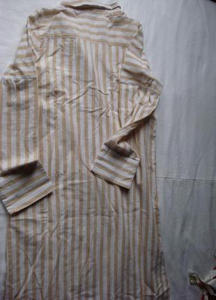 Платье-рубашка в полоску mango , м размер , новое9 фото