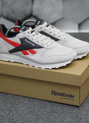 Кроссовки мужские reebok classic белые (рибок классик, кросівки)2 фото