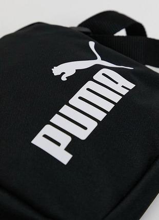 Puma no.1 logo portable bag 076055 01 сумка на плече месенджер барсетка оригінал чорна унісекс4 фото