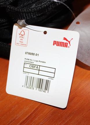 Puma no.1 logo portable bag 076055 01 сумка на плече месенджер барсетка оригінал чорна унісекс9 фото