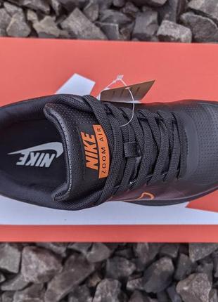 🔥 шкіра nike zoom 41-46 придбати післяоплатою чорні унісекс кросівки чоловічі наложенним6 фото