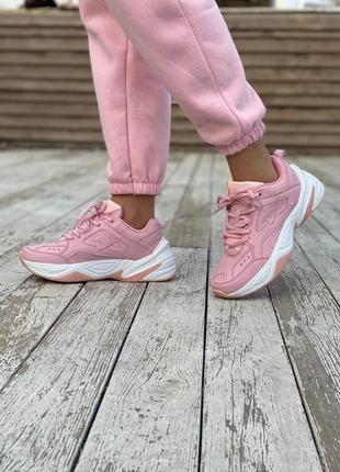 Nike m2k tekno женские розовые наложенный платеж (37-41)9 фото