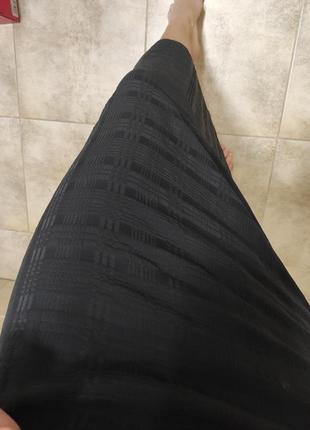 Длинная черная юбка в квадрат4 фото
